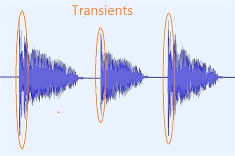 what is a transient in music and how do they contribute to the emotional impact of a song